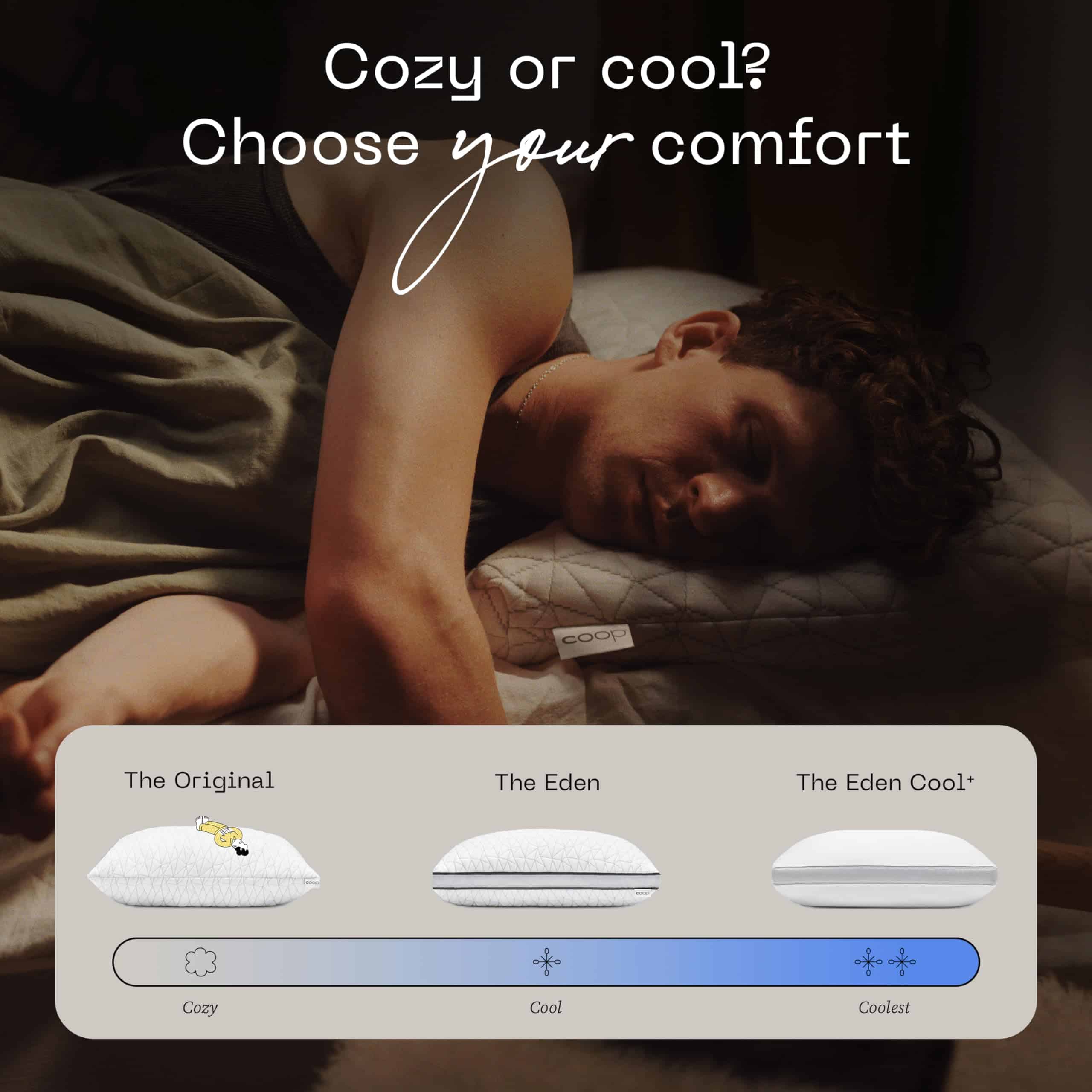 Almohada ajustable original con recorte de Coop Home Goods, - Imagen 7