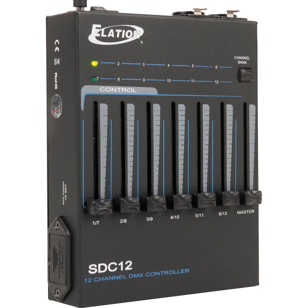 Controlador DMX Básico de 12 Canales ADJ Products SDC12,