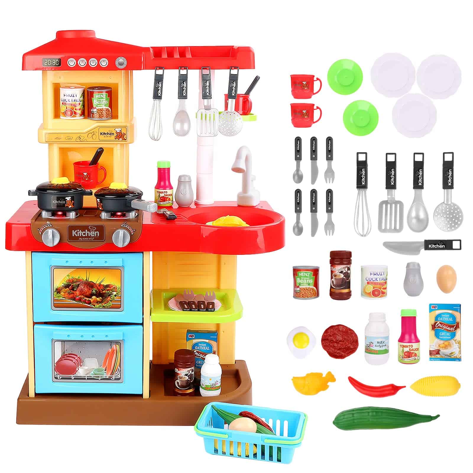 Juego de cocina deAO Juguete de alimentos de mentira con