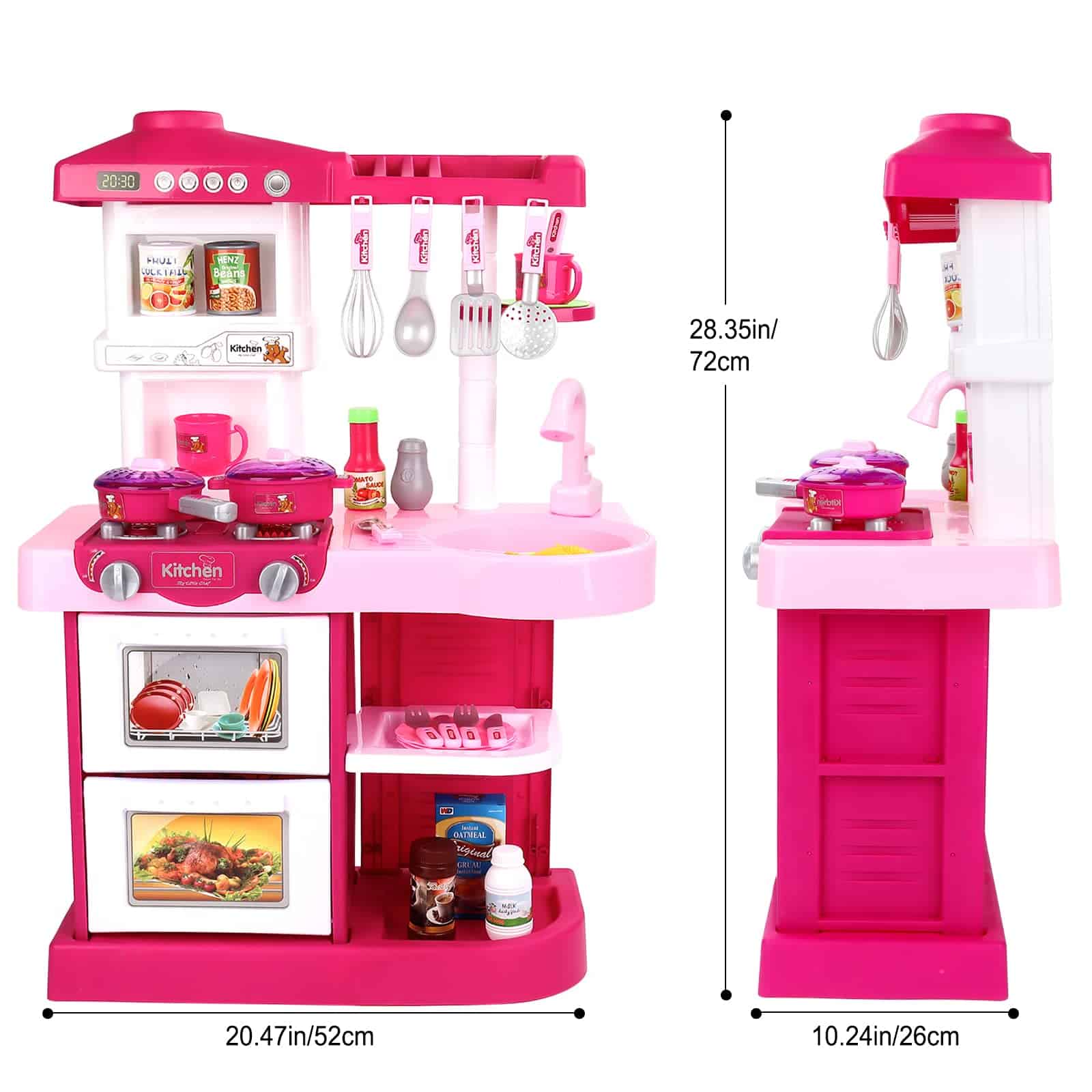 Juego de cocina de juguete de imitación de alimentos con - Imagen 7