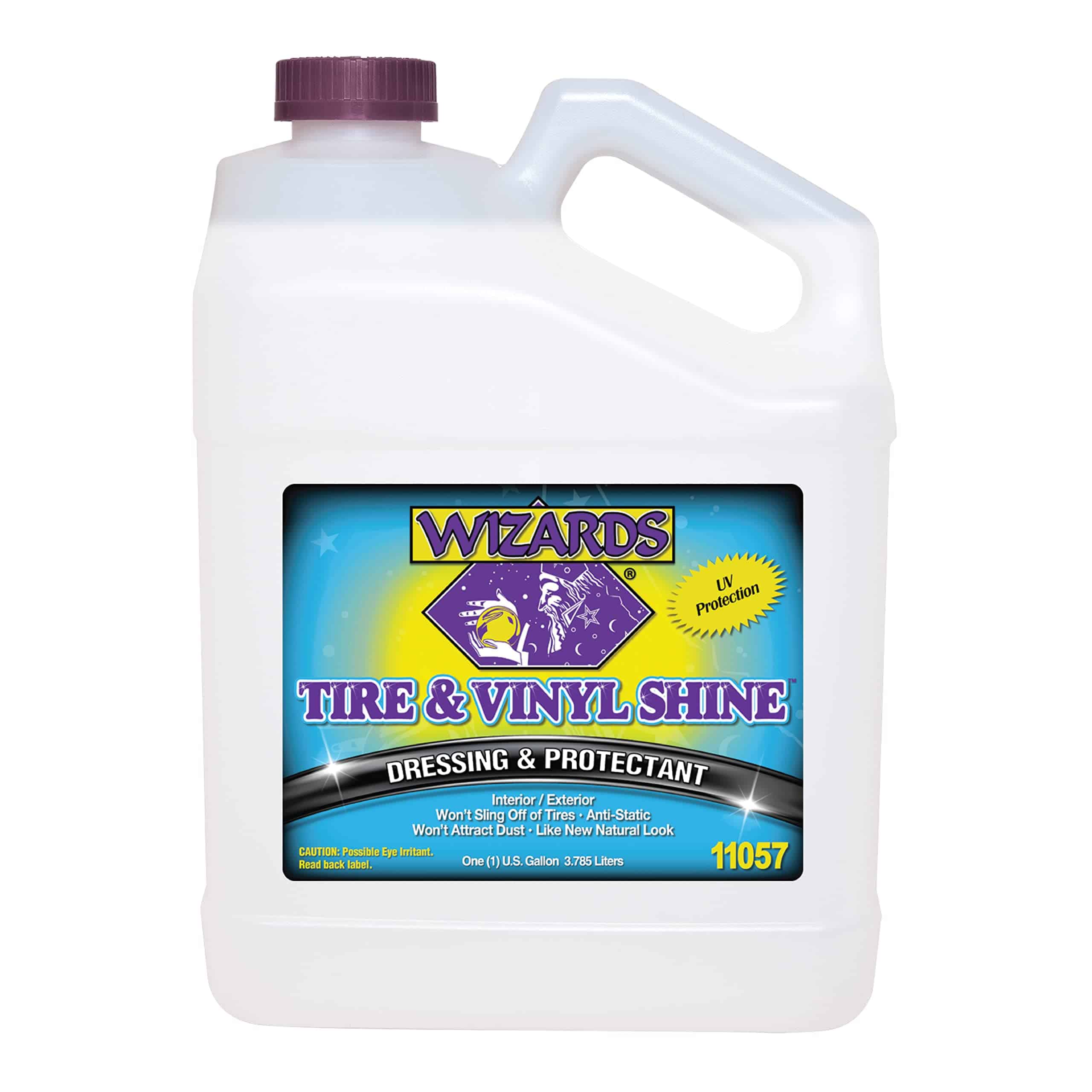 Wizards Tire and Wheel Vinyl Shine - Spray de Vestir y