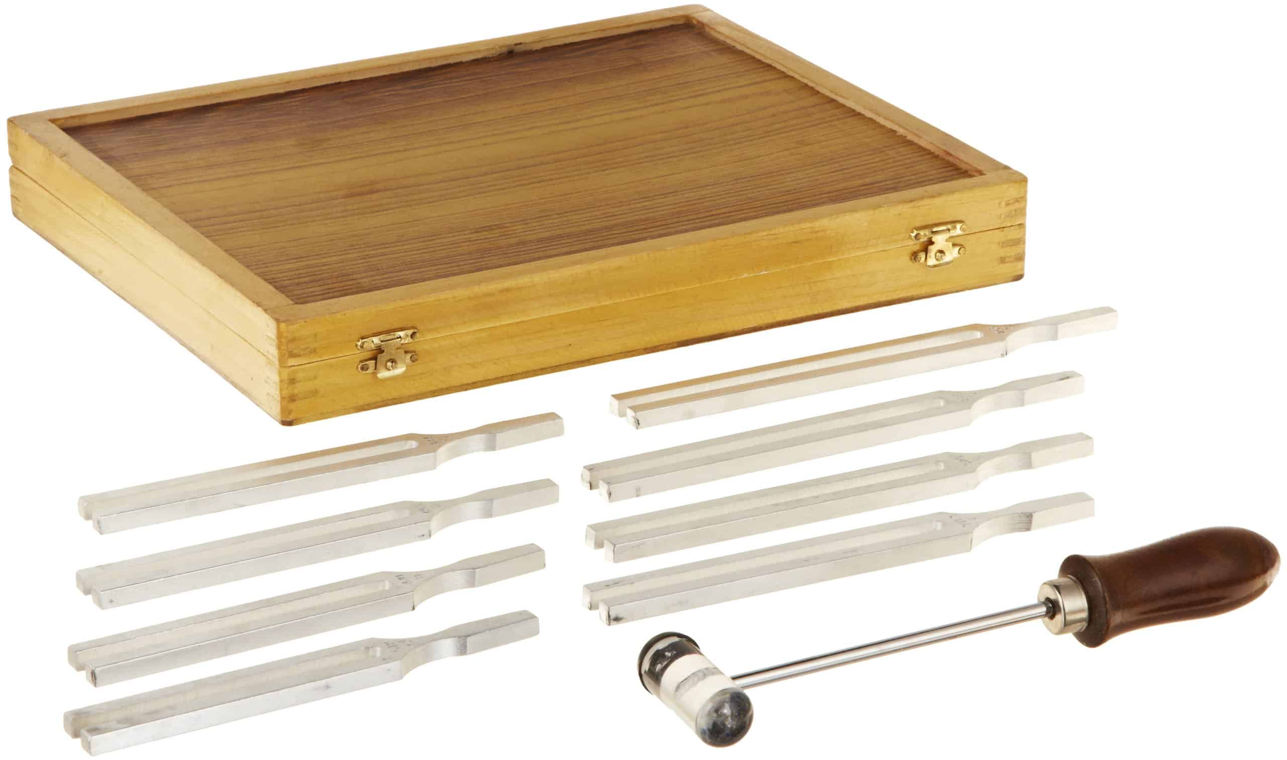 Set de Cajas de Madera con Diapasones United Scientific