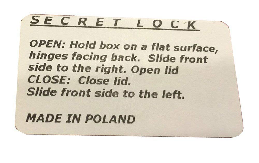 Caja de madera decorativa con truco de apertura secreta - Imagen 9