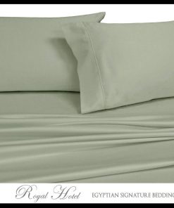 Juego de 2 fundas de almohada de lujo Royal -Verde Salvia