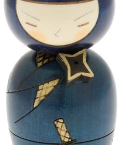 Muñeco Kokeshi japonés Usaburo, Ninja Misterioso