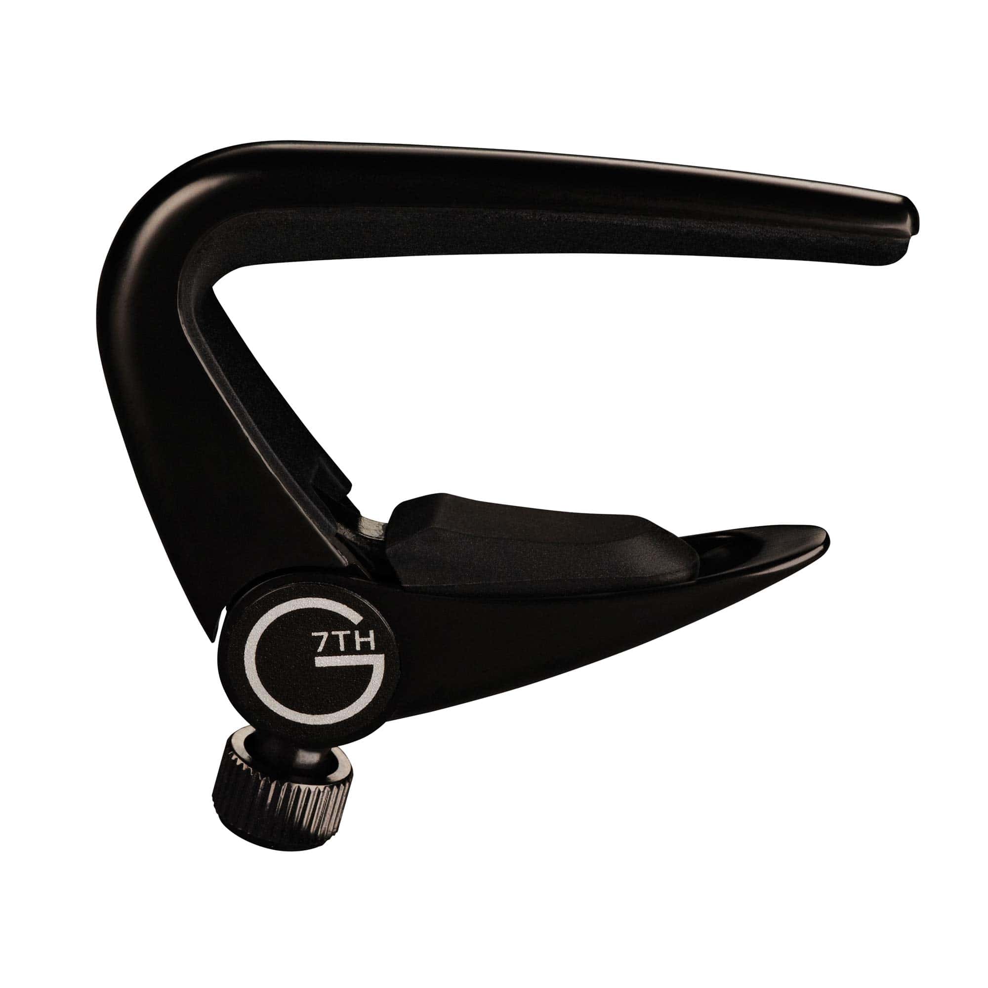 G7th Newport Series Guitar Capo (C31020), 6 Cuerdas, Negro
