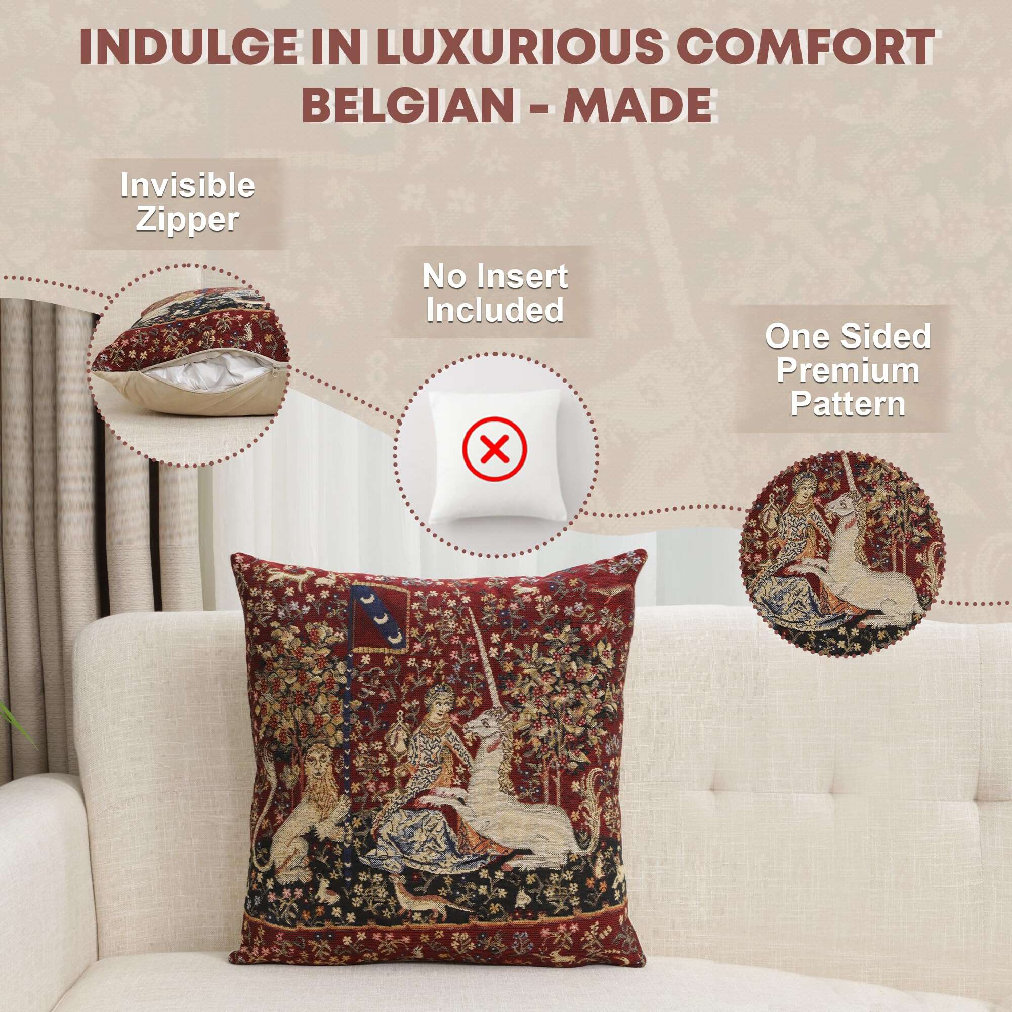 Funda de almohada para sofá Charlotte Home -Sight Ii - Imagen 3