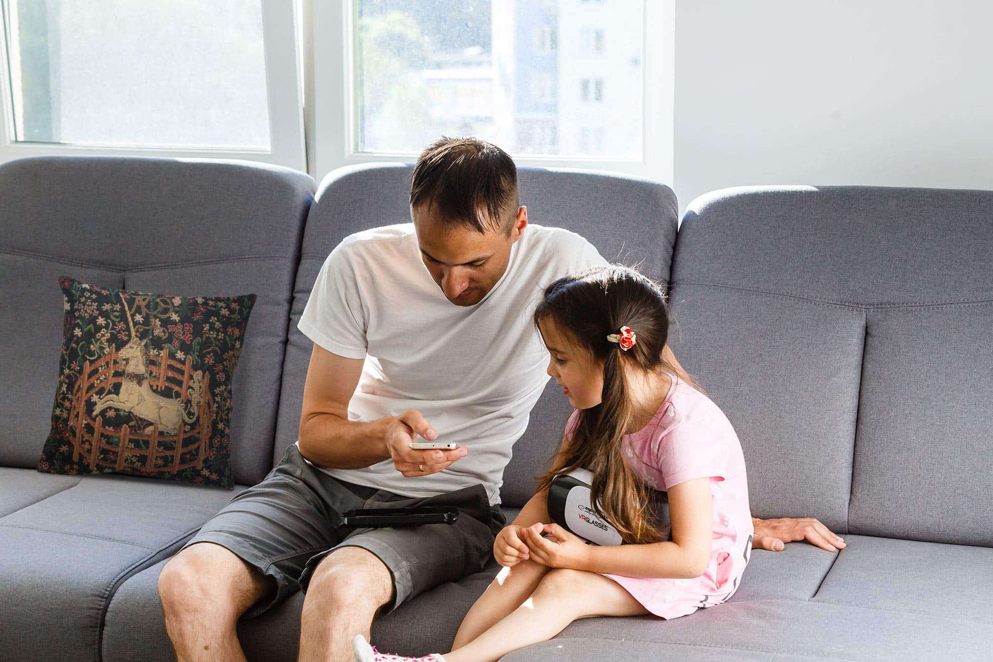 Funda de Almohada para Sofá Charlotte Home -Unicornio - Imagen 10