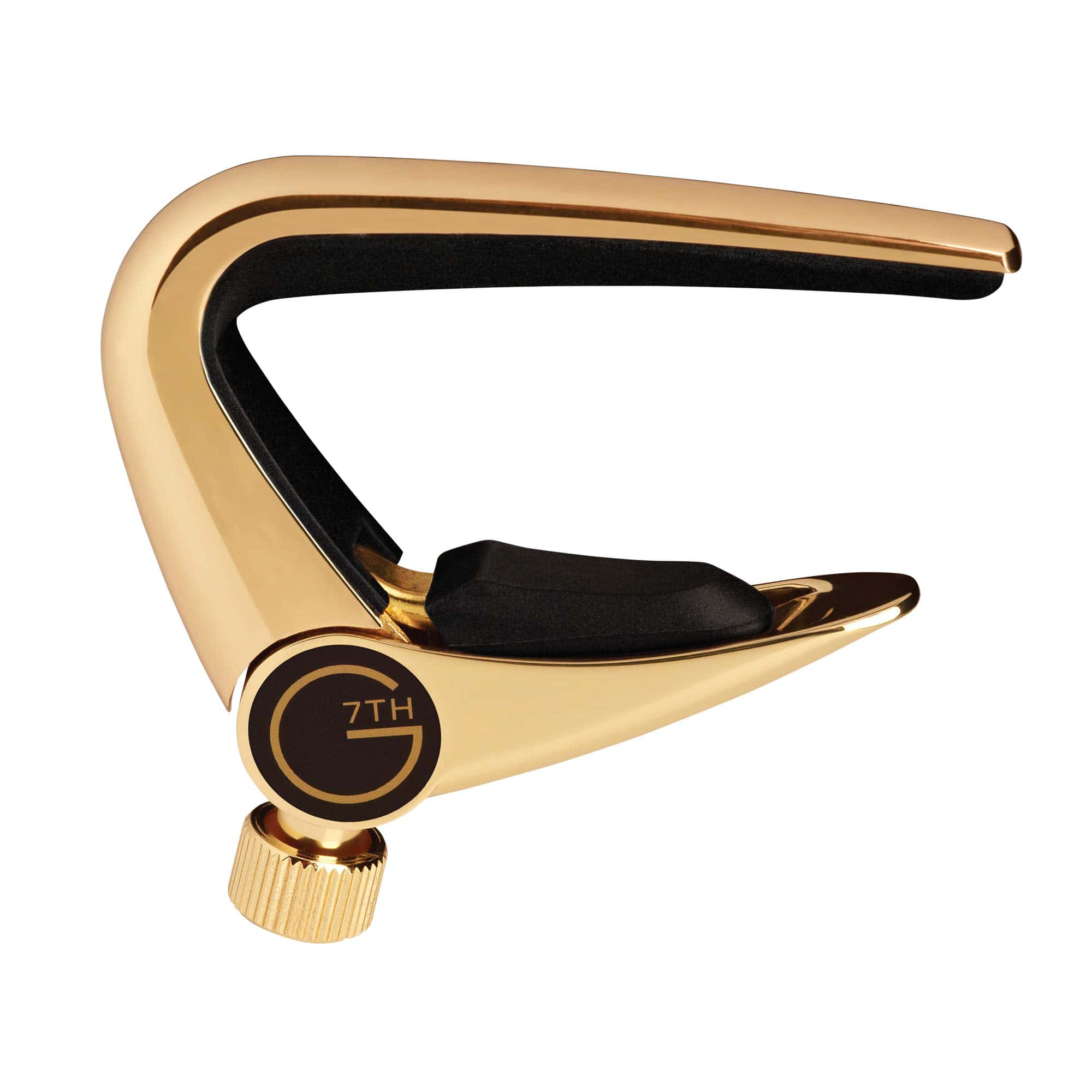 G7th Newport 6 String Capo, Bañado en Oro (G7NPGD)