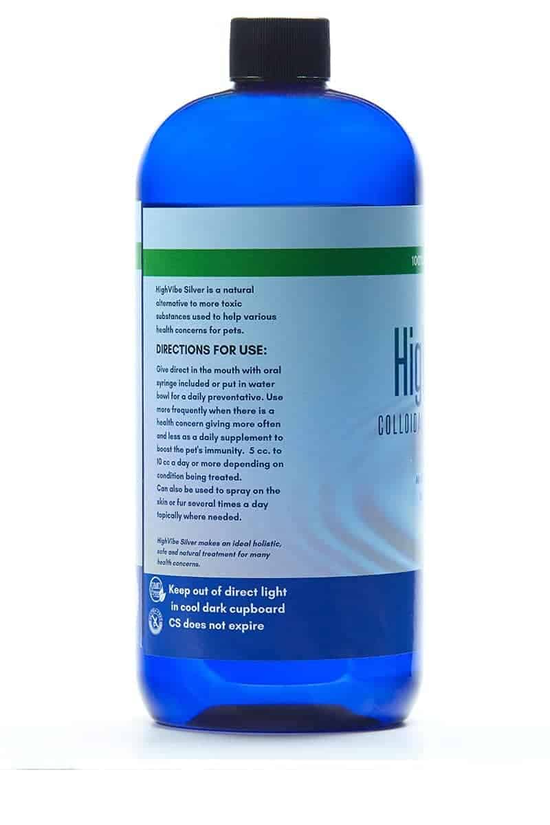 HighVibe Plata Coloidal para Mascotas 32 oz - Plata - Imagen 4