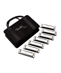 Armonica Fender Blues Deluxe, Pack de 7 con estuche (Llaves