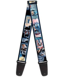 Correa de guitarra Buckle-Down - CAPTAIN AMERICA Poses/Bold