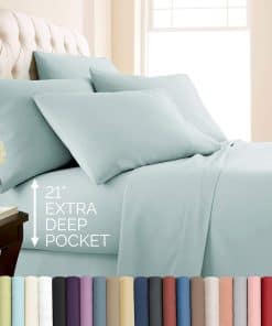 Juego de Sábanas de 6 Piezas Southshore Fine -Azul Cielo