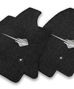 Tapetes de piso en Jet Black con logotipos Stingray para