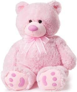Oso de Peluche Grande JOON - Pelaje -Rosa