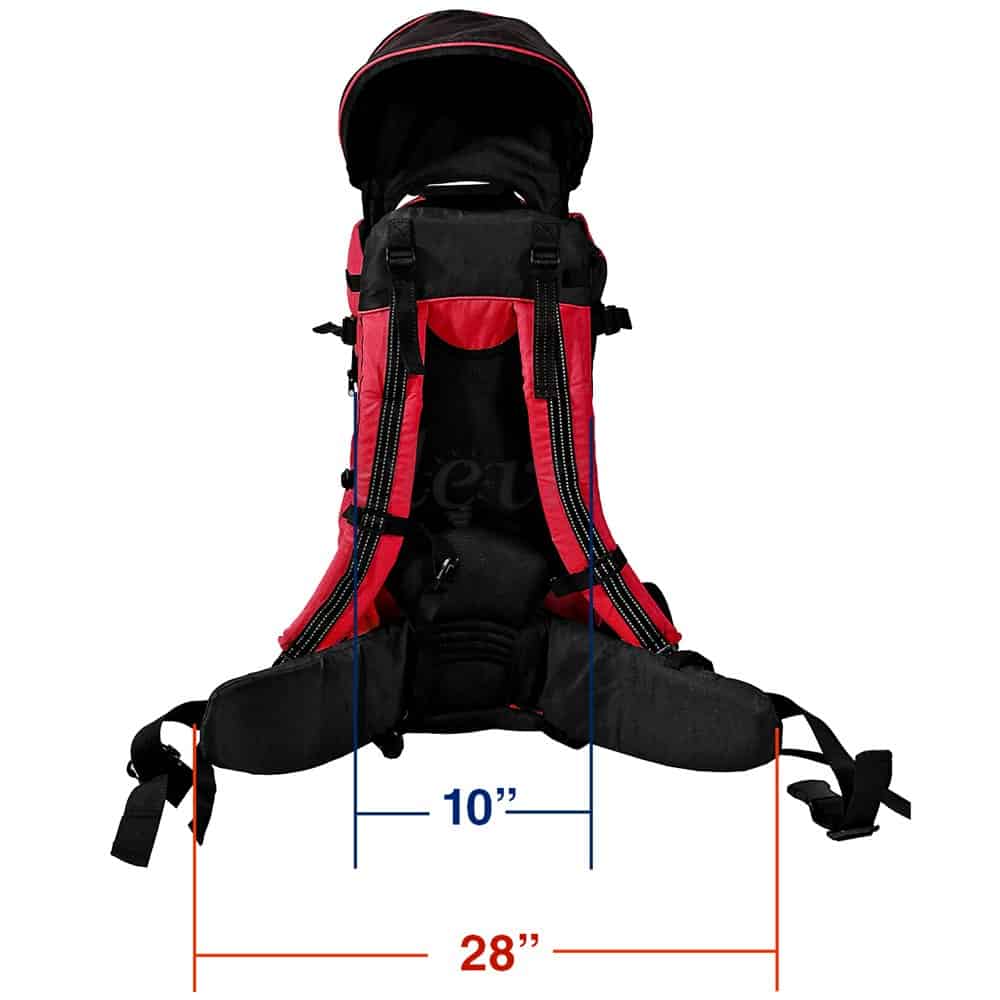 Mochila portabebés ajustable Deluxe ClevrPlus para - Imagen 8