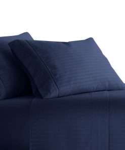 Juego de sábanas extra largas XL de 3 -Azul marino