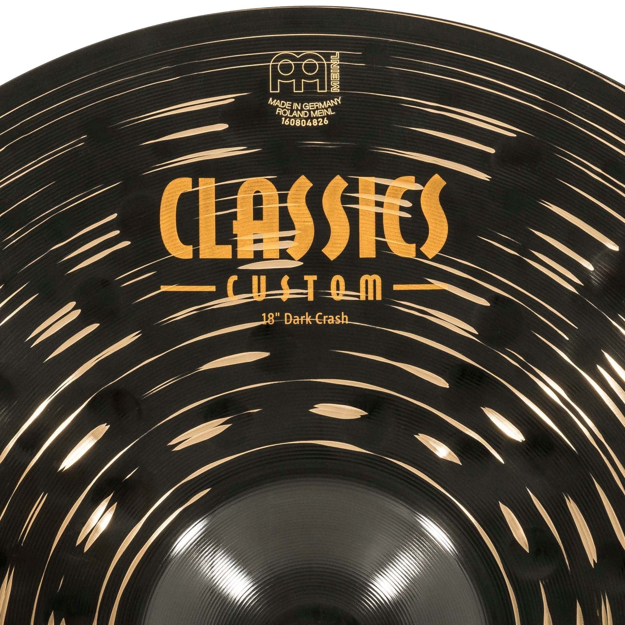 Platillo de Choque Meinl 18" - Classics Custom Dark - Hecho - Imagen 5