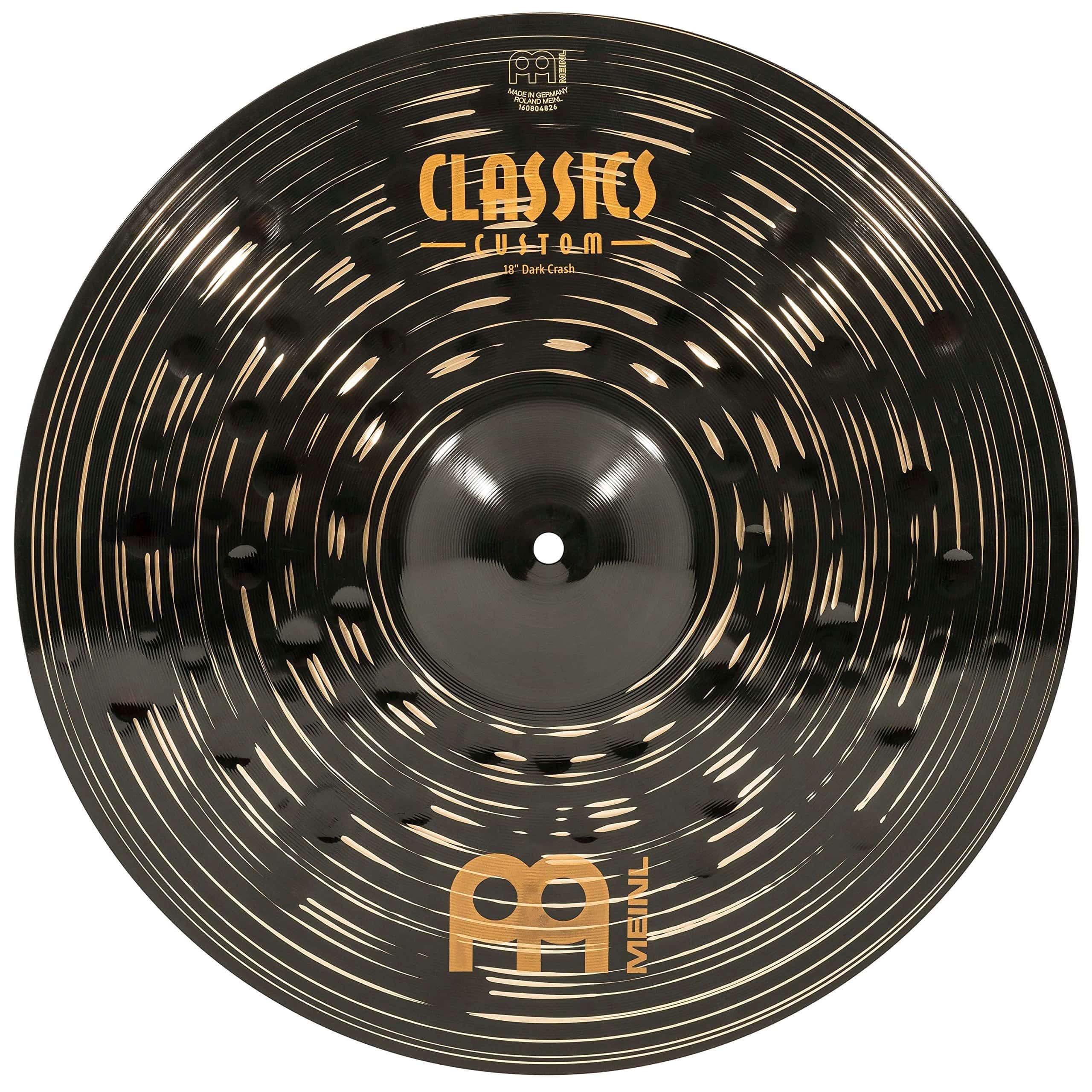 Platillo de Choque Meinl 18" - Classics Custom Dark - Hecho
