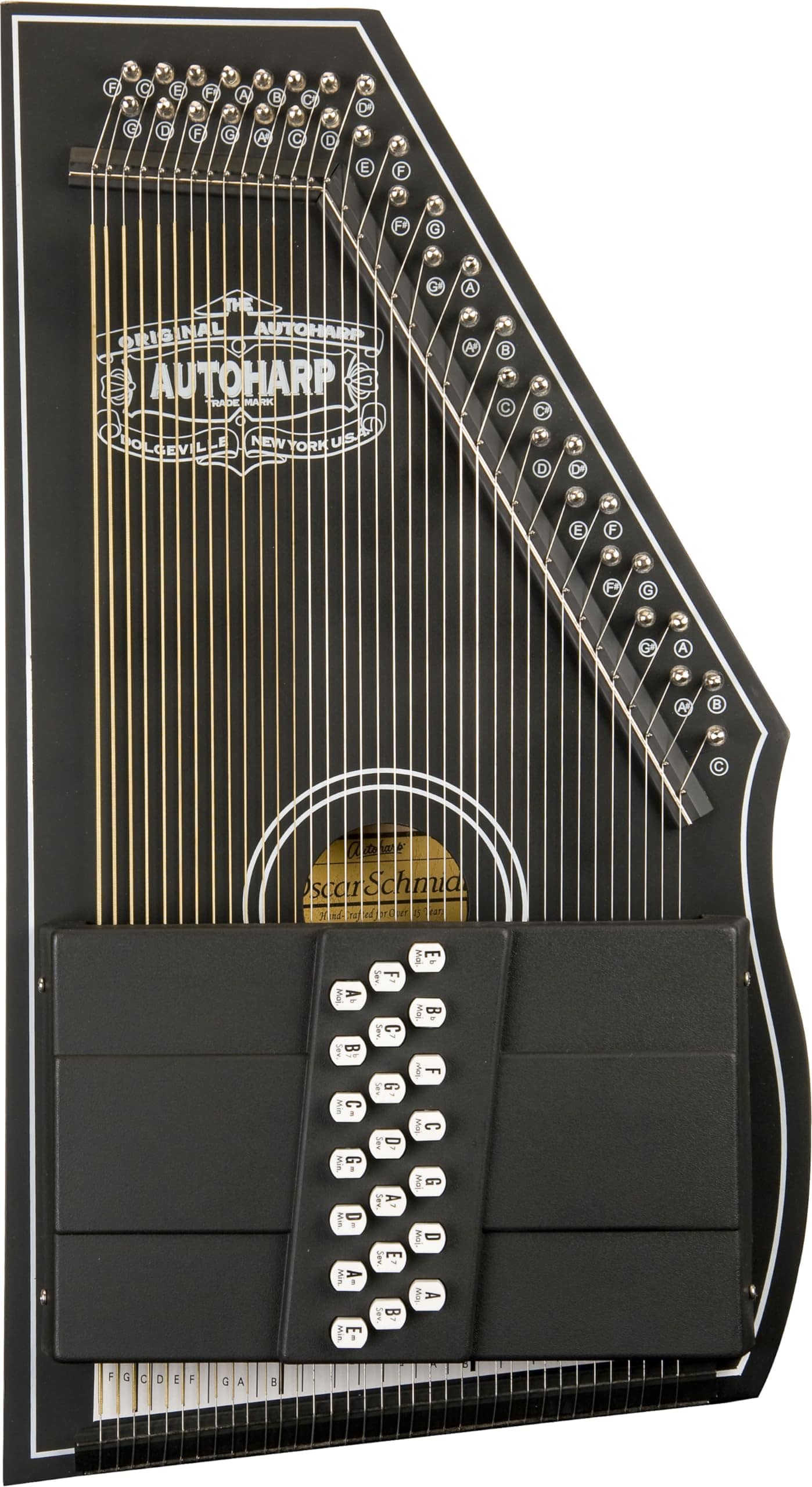 Oscar Schmidt OS73C 1930's Reissue 21 Chord Autoharp Gig - Imagen 3