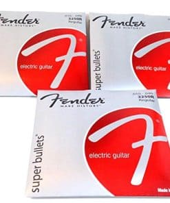 3 Sets - Cuerdas de Guitarra Eléctrica Fender Super Bullets