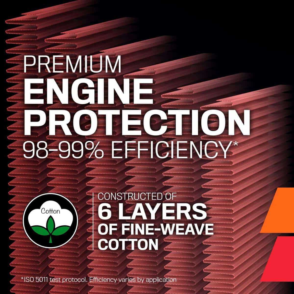 Filtro de aire de motor K&N de alto flujo original de por - Imagen 4