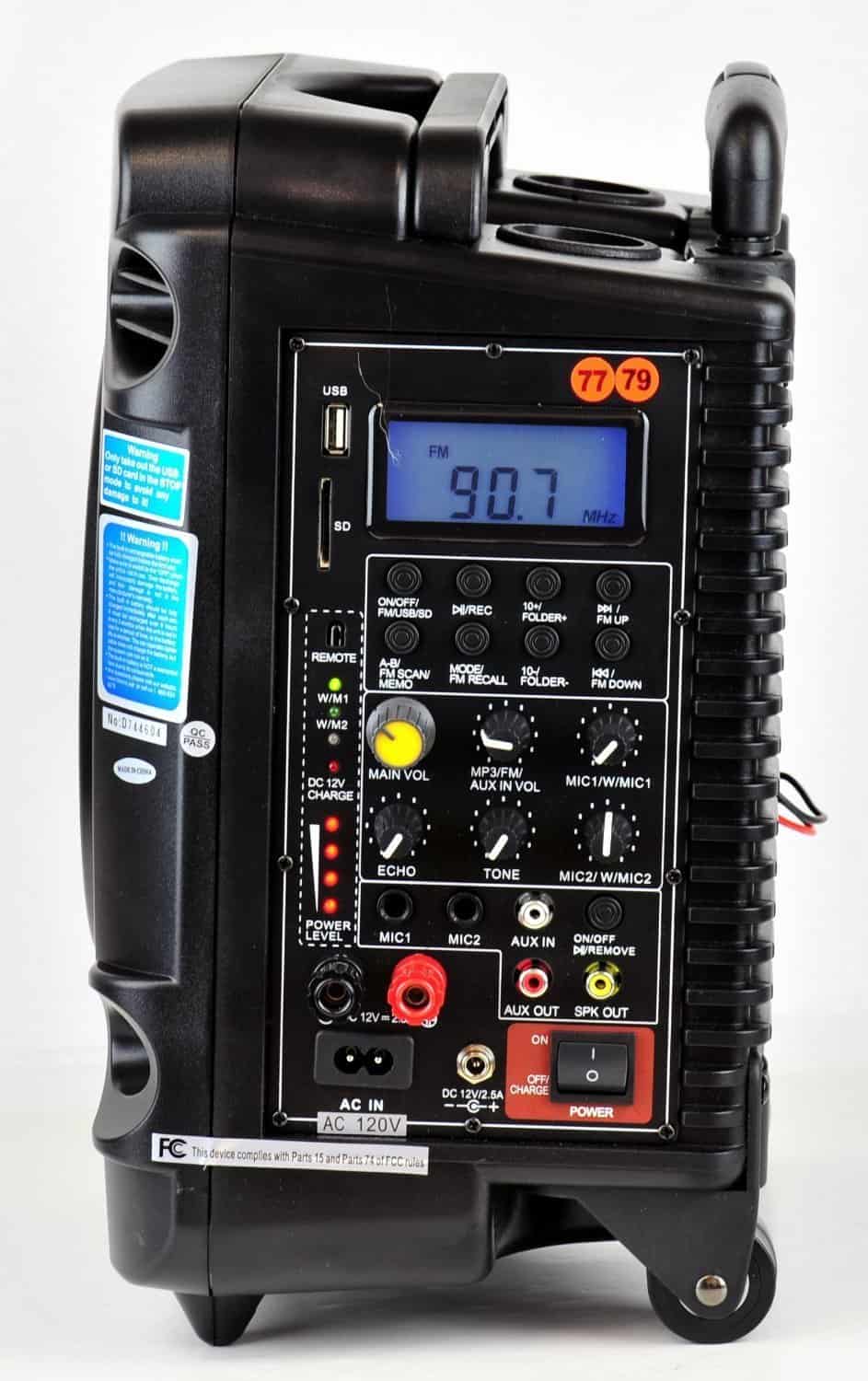 Sistema de PA Hisonic HS700 Verdadero RMS de 35 Watts - Imagen 5