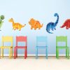 Sunny Decals Dinosaur Wall Decal - Set de 5 Pegatinas de