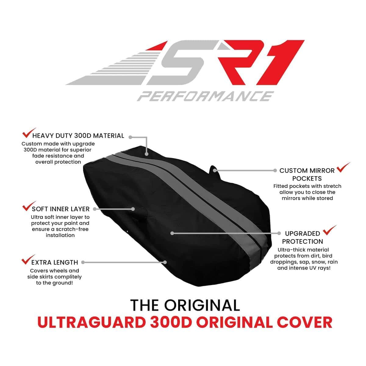 Cobertor de Coche para C8 Corvette Ultraguard Plus Todas - Imagen 4