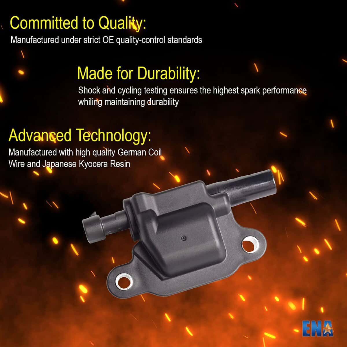 Set de 4 Bobinas de Encendido Cuadradas Compatibles con - Imagen 8