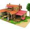 1/150 Serie de Estudios Ghibli Casa Oiwa (Papel Craft)