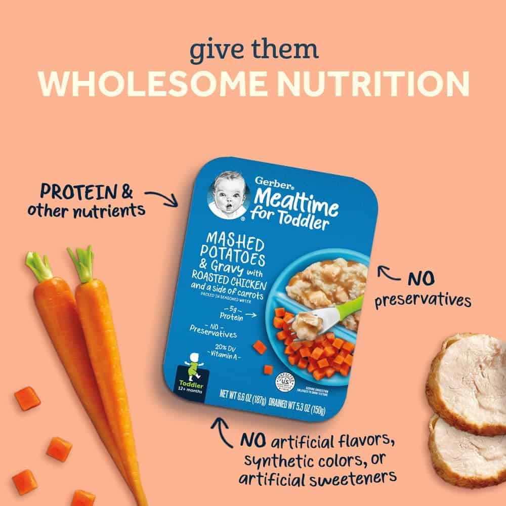 Gerber Graduates Lil' Meals Puré de papas y salsa con pollo - Imagen 8