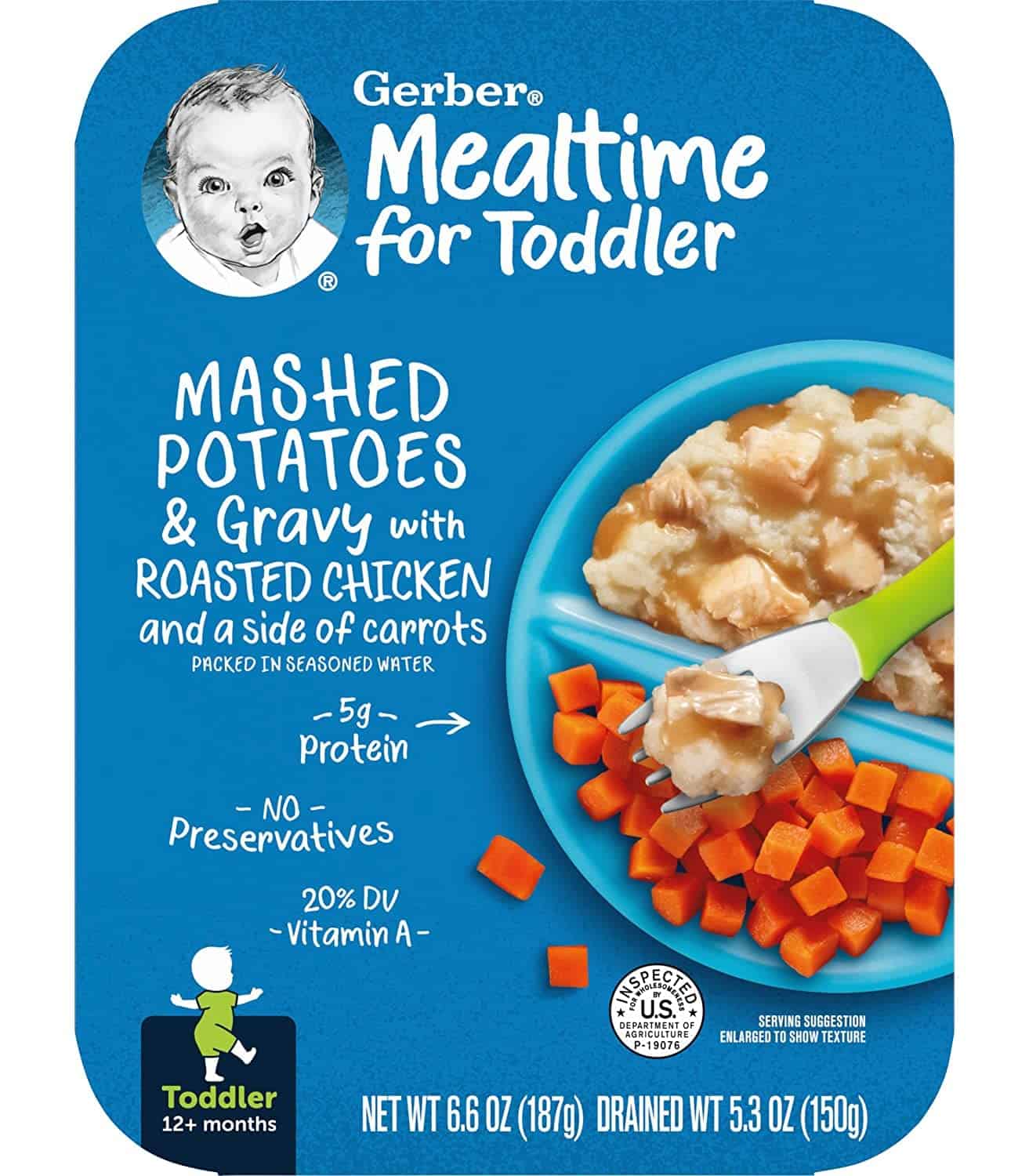 Gerber Graduates Lil' Meals Puré de papas y salsa con pollo - Imagen 3