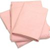 Juego de Sábanas para Cama Individual, 4 Piezas - Rosa