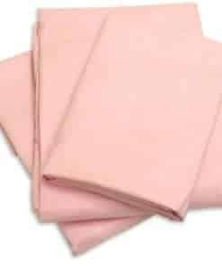 Juego de Sábanas para Cama Individual, 4 Piezas - Rosa