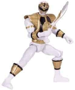Power Rangers Versión 2 Mighty Morphin White Ranger Figura