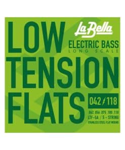 La Bella LTF-5A Cuerdas Bajas de Acero Inoxidable de Escala