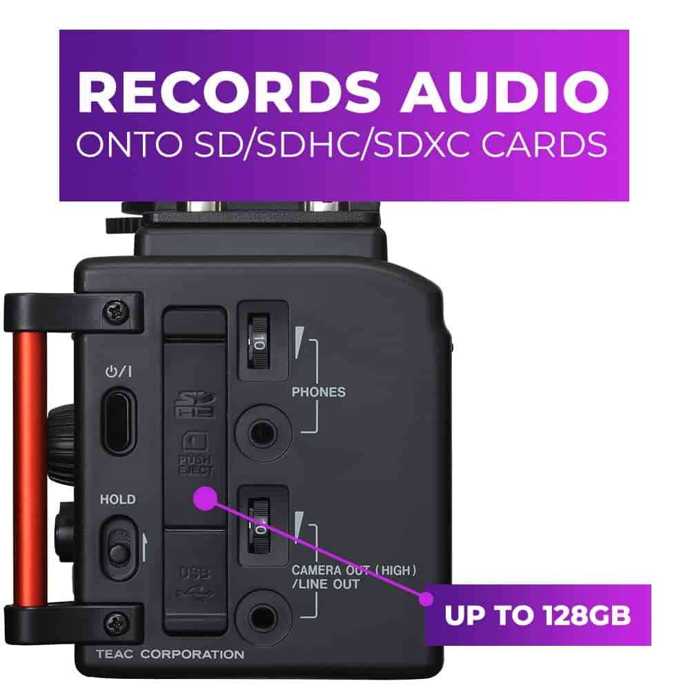 Grabadora de Audio TASCAM DR-60DmkII para DSLR - Imagen 6