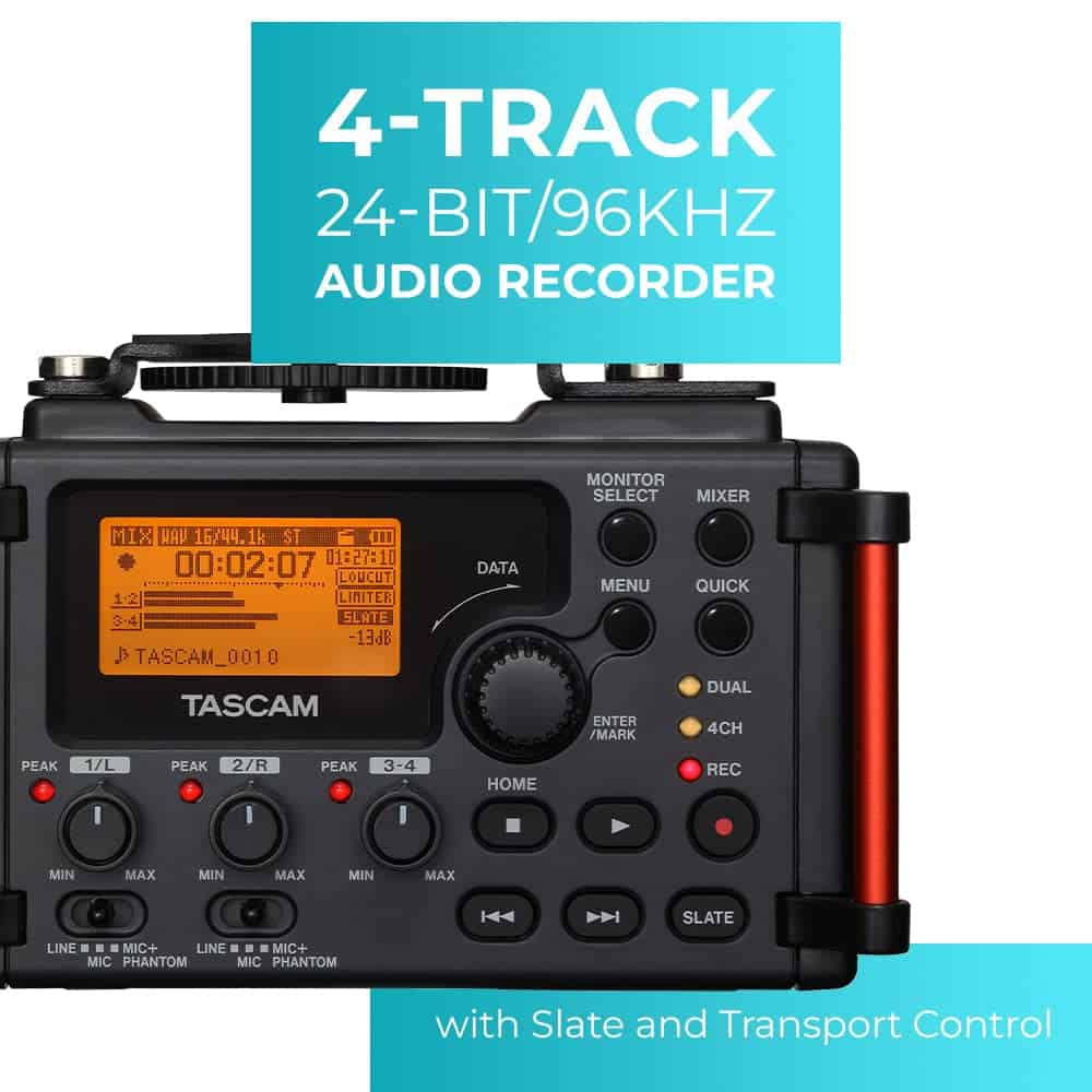 Grabadora de Audio TASCAM DR-60DmkII para DSLR - Imagen 3