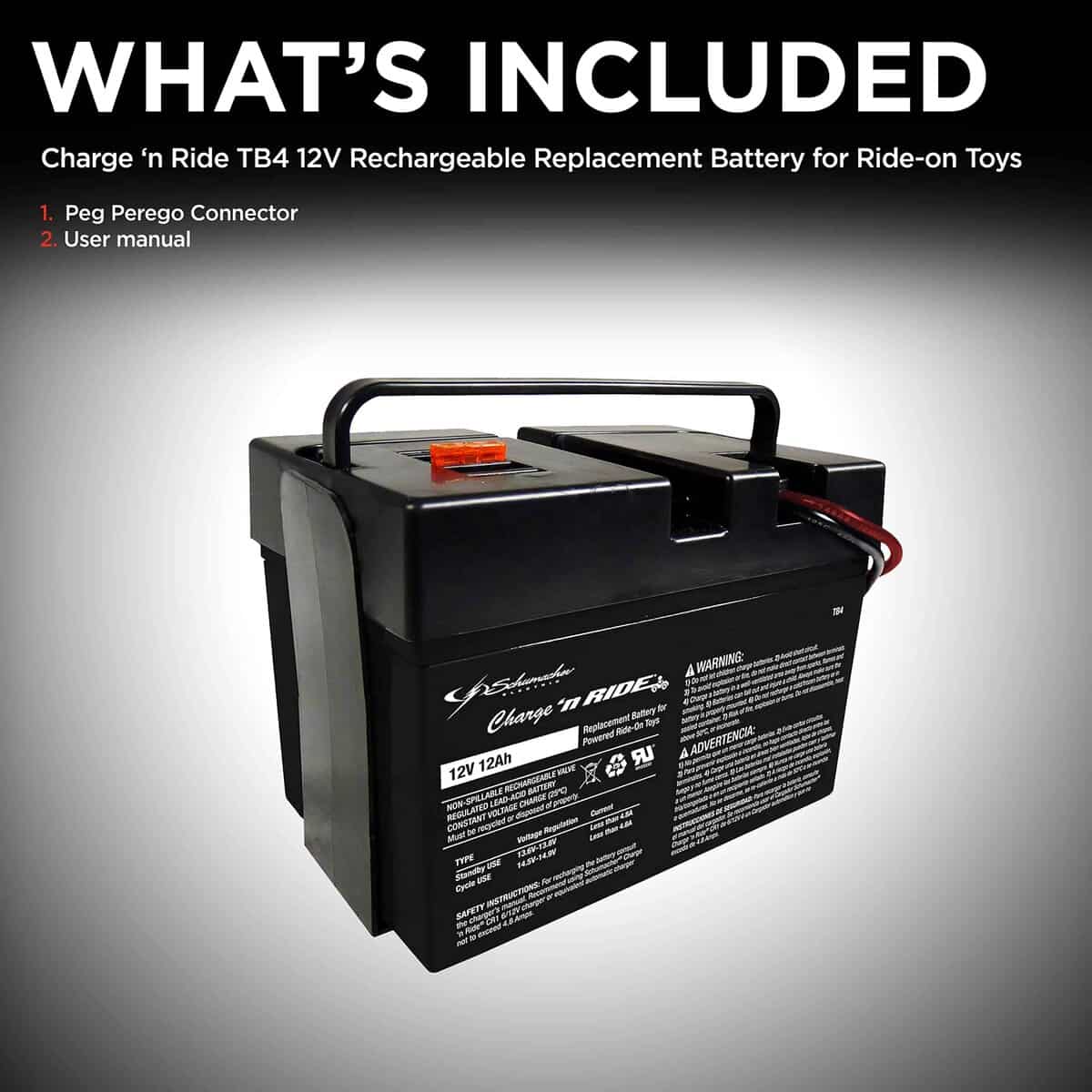 Batería eléctrica Schumacher de 12V para Juguetes - Imagen 5