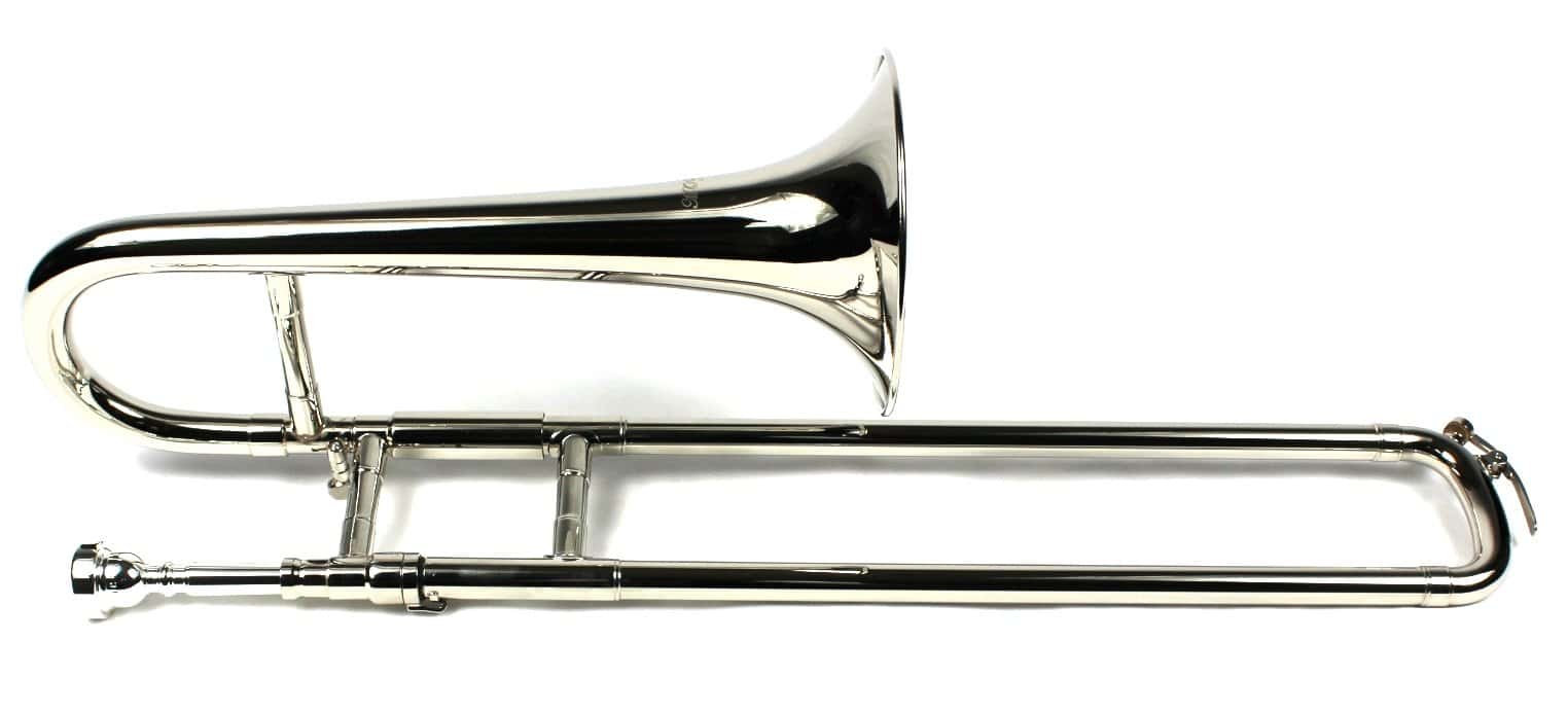 Nuevo Mini Trombón en Si bemol con Estuche y Boquilla - - Imagen 5