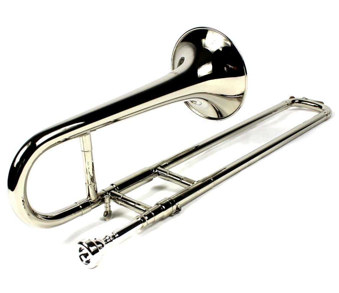 Nuevo Mini Trombón en Si bemol con Estuche y Boquilla - - Imagen 3