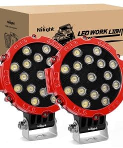 Nilight Led Pods 2PCS 7 Pulgadas 51w 5100LM Barra de Luz