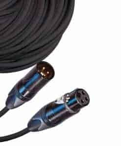 Cable XLR macho a hembra con conectores Neutrik NC3 y cable