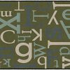 Tapete Infantil Flagship Carpets Text Mix para Habitación