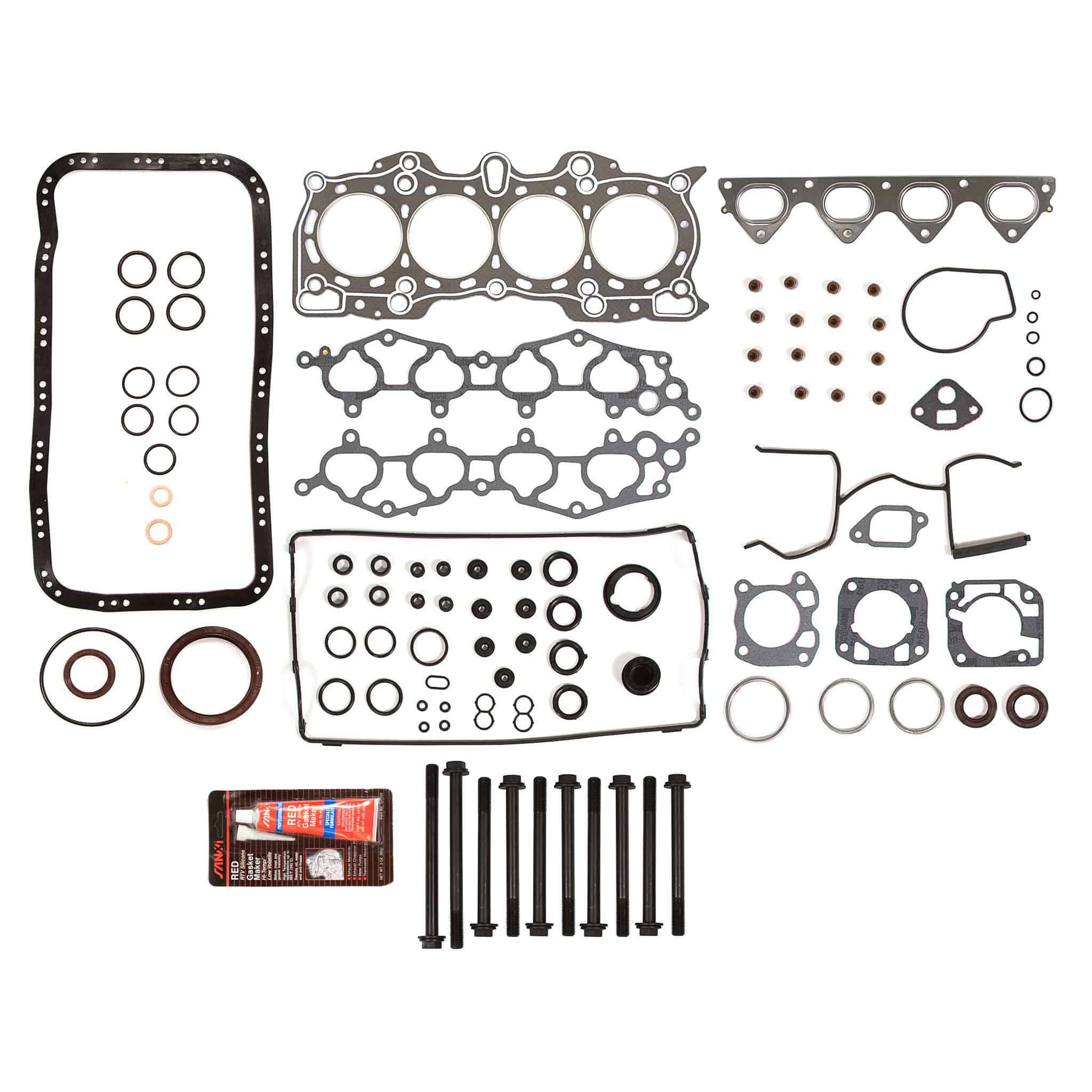 Juego completo de juntas con pernos para culata Evergreen