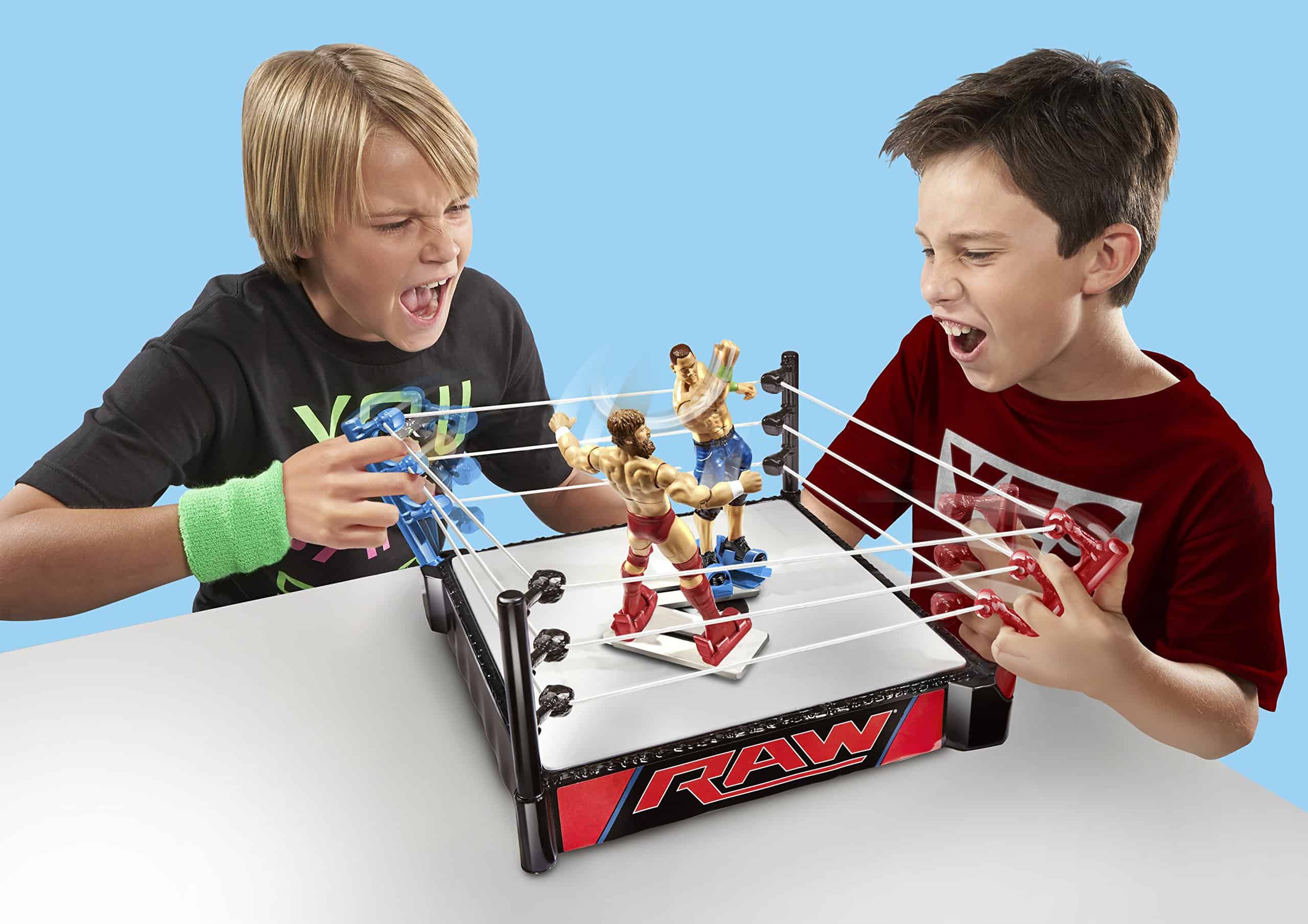 WWE MATTEL Super Strikers Dual Force Ring - Imagen 9
