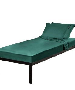 Juego de sábanas de algodón para dormitorio universitario