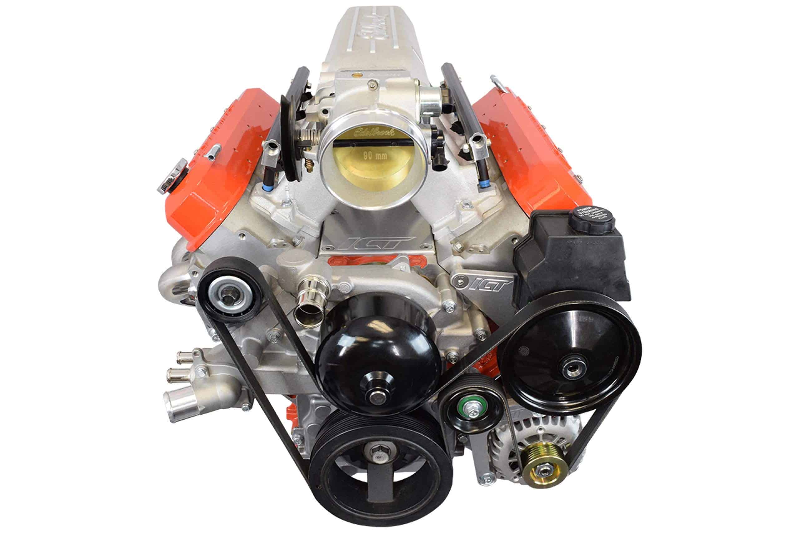 Soporte de alternador completo LS de ICT Billet con polea - Imagen 5