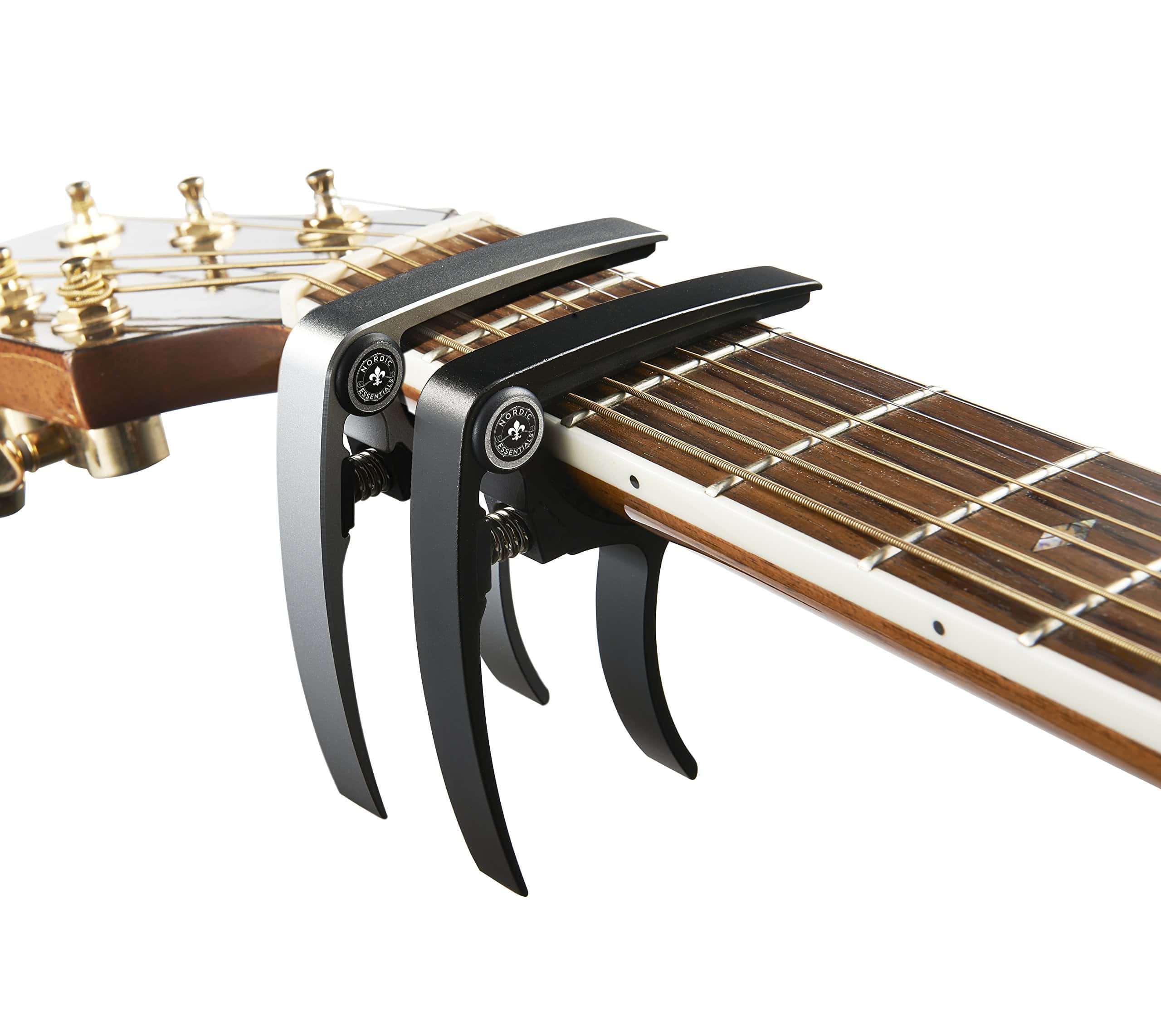 Capo de Guitarra (Pack de 2) para Guitarras, Ukulele, - Imagen 3